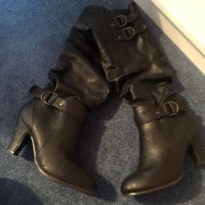 Rampage Brown Heel Boots
